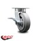 Service Caster 6 Inch Kingpinless Thermoplastic Rubber Wheel Swivel Caster with Brake SCC SCC-KP30S620-TPRRF-SLB - alternate 2